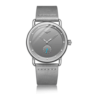 Classic Minimalist Men's Watch – Slim Quartz Timepiece with Genuine Leather Strap